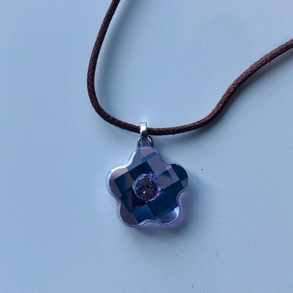 Swarovski Crystal Flower Necklace